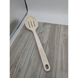 Vintage Ultratemp Slotted Serving Spoon Almond Robinson